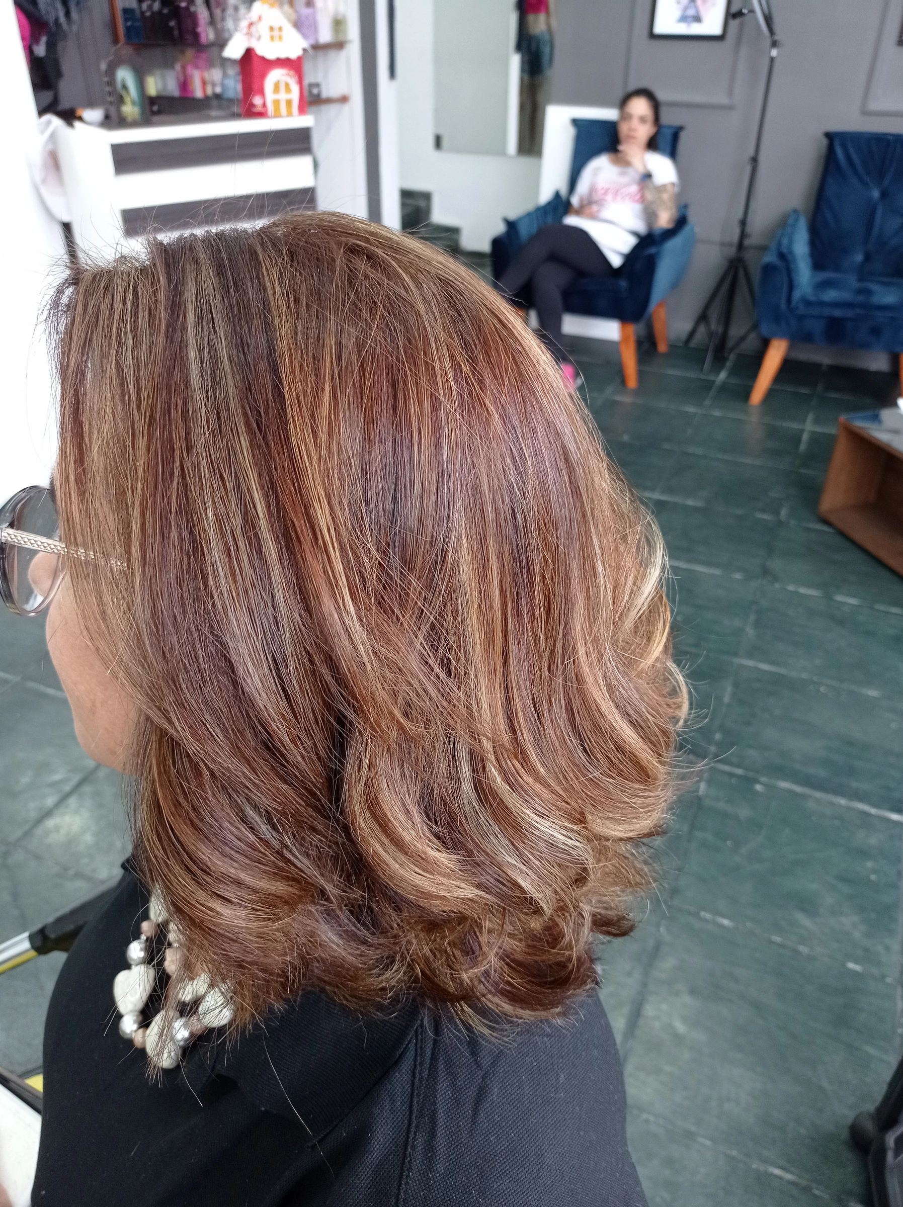 Resultado de cabelo realizado por Gláucia