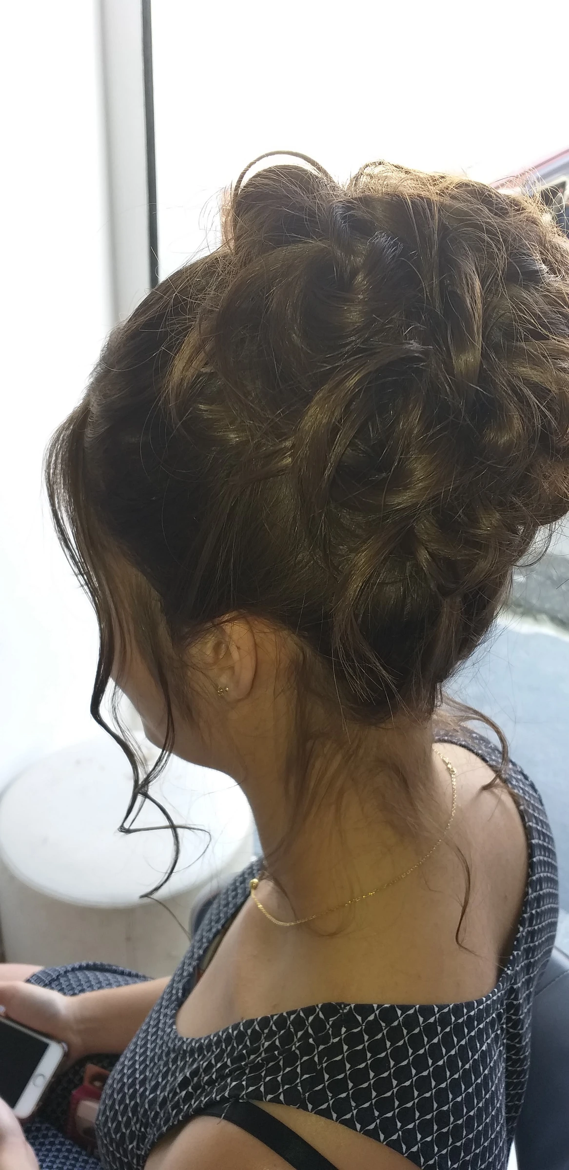 Penteado realizado por Gláucia